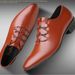 Autumn winter black breathable daily business and leisure leather shoes, men's_vogvips.com