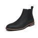 European Warm Series High-top Slip-on Casual Leather Large Size British Style Men's Fashion Pointed Toe Martin Boots_vogvips.com