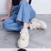 Lusi 1 Same Style Sports Casual New Niche Thick-Soled Hanging Decoration Smiley Height-Increasing Canvas Shoes_vogvips.com