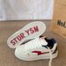 Women's Korean Style Casual Student Sneakers Color Blocked Retro Harajuku Style Loafers Trendy Versatile American Design_vogvips.com