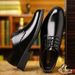 TerraStride Business Formal Genuine Leather Breathable Professional Non-Slip Wear-Resistant Soft Cowhide Shoes Men's Spring Model_vogvips.com