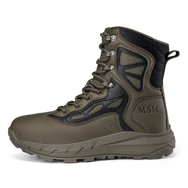 New Outdoor Combat Boots, Military Training Boots, Men's Tactical Boots, Desert Boots, Leather Boots, Hiking Boots As Training Boots_vogvips.com