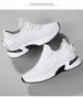 Inner Height-increasing Fly-woven Running Shoes, Platform Muffin Mesh Sneakers_vogvips.com