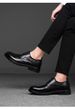 Leather Shoes Men's Casual Dress Engraved Suit Wedding Shoes Crocodile Pattern Men's Shoes_vogvips.com