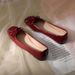 Women's Bowknot Flat Shoes, Spring And Autumn 2026 New French Style Soft Sole Patent Leather Evening Shoes For All_vogvips.com