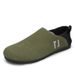 Euro Step Four Seasons Youth Slip-On Casual Low-Top Solid Color One-Piece Lazy Shoes Men's Outdoor Loafers_vogvips.com