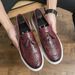 Suitable For All Seasons Four Seasons New Men's Fashion Large Size 47 Loafers Korean Style Casual British Youth Slip-On Shoes_vogvips.com