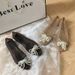 Elegant And Versatile Pearl Butterfly Tassel Pointed Crystal For Women, Fashionable Transparent Hole , Woven Jelly_vogvips.com
