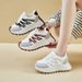 Dad Shoes Female Student Sports Running Casual Platform Heightening Shoes Street Shoes_vogvips.com