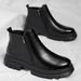 European Warm Series 2025 Winter British Style Zipper Martin Men Mid-top Warm Snow Short Men's Boots_vogvips.com