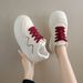 Minimalist White Platform Shoes - Spring Sneakers (Air Cushion+Non-Slip) | Slip-Resistant Comfort Walking Shoes_vogvips.com