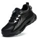 Men’s Shoes New Style Labor Protection Shoes Men's Flying Woven Breathable Safety Shoes Button Elastic Shoelaces Lazy One Step Work Men_vogvips.com