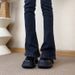 Version ~ Retro Platform Commuter Small For Women Round Toe Thick Sole Loafers Soft Leather Sports Style Single Shoes_vogvips.com