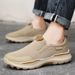 Plus-size slip-on loafers canvas breathable loafers_vogvips.com