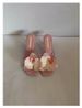 Fashion Travel Beach Shoes Europe And The United States 2024 New Flowers Decorated Clip Toes High-heeled Sandals Slippers Female Summer External Wear_vogvips.com