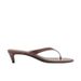Summer Outdoor Slippers 2025 New Style Clip-Toe Metal Mid-Heel Fashion Thin Heel Sandals Women's Beach Flip-Flops_vogvips.com