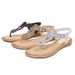New Rhinestone Sandals Bohemian Wedge Sandals Women's Plus-size Women's Shoes_vogvips.com