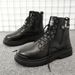 Autumn And Winter High Top Outdoor Versatile Boots Dress Fashion Martin Men's Work Shoes_vogvips.com
