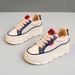 W3672 New 2024 Summer And Autumn Women's Shoes With Inner Height Increase Thick Sole Students Wear Resistant And Versatile Breathable Sneakers_vogvips.com