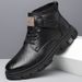 European Warm Series Winter Trendy Versatile Fleece-Lined Warm Men's Casual Shoes Outdoor Hiking Work Martin Cotton Boots Men_vogvips.com