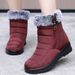 Women's Snow Winter Cotton Shoes Short Boots For Middle-aged Elderly, Fleece-lined And Thickened, Mom's Shoes, Large_vogvips.com