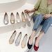 New 2026 Egg Roll Soft Sole Loafers Casual Flat Bowknot Women's Cross-Border Trade Large Size Shoes_vogvips.com