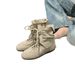 Women Boxing Boots Grape Mom Same Height Increase 4Cm Wasteland Style Triangle Scarf Tie Mid-Calf German Training Boxing Short Boots_vogvips.com