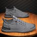 Labor Protection Summer New Breathable Ice Silk Canvas Men's Construction Site Work Anti Slip Sports Board Trendy Shoes_vogvips.com