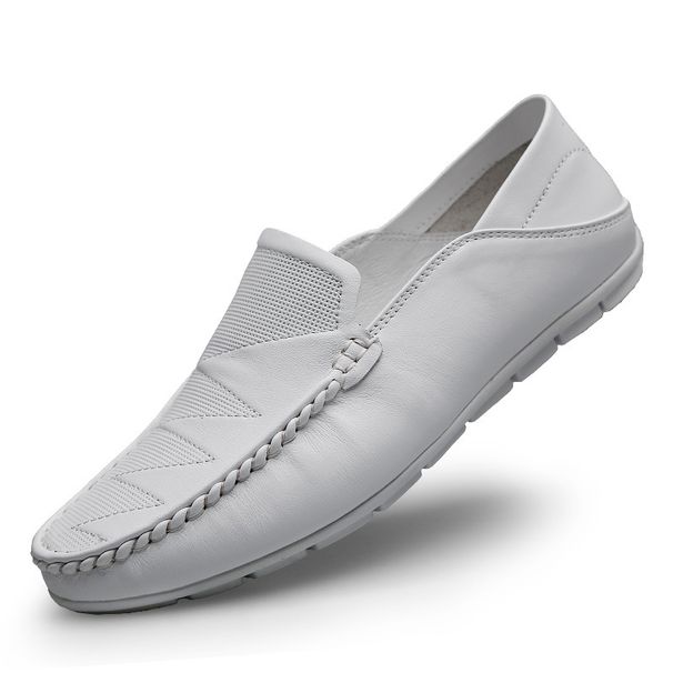 Men's Round Head Foot Non-slip Single Shoes Men's Casual Cortex Embossed Men's Shoes_vogvips.com