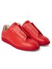 Women's Sports Shoes Low Top Fashionable Black White And Red Round Toe White Shoes_vogvips.com