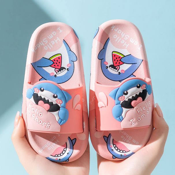 Kids Soft Bottom Bathroom Bath Cartoon Home Sandals_vogvips.com