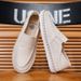 Linen Slip-On Men's Shoes Casual Old Beijing Cloth Flat Breathable Fisherman Shoes_vogvips.com