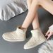 Women's Shoes Plush High Top Snow Boots Women Winter New Student Ins Version Warm Casual Shoes Cotton Shoes Women RM883_vogvips.com