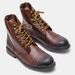 Men's Classic Vintage Work Boots - Genuine Leather Low-Cut Martin Boots With Oil Wax Finish For Outdoor & Casual Wear Outdoor Paratrooper Boots_vogvips.com