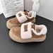 Autumn And Winter New Thick Velcro Student Women's Versatile Soft Bottom Cotton Korean Edition Ins Trendy Board Shoes_vogvips.com