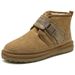 Snow Boots Men's Winter Fur Integrated Men's Shoes Piled Thickened Warm Men's Large Wool Cotton Shoes Men_vogvips.com