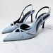 ZA2024 Spring Summer New Denim Shallow Mouth Lace-up Hollow Toe Sexy Stiletto Fashion Sandals Mules_vogvips.com