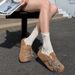 Rhinestone Birkenstocks Women's Thick Sole Retro Slip-On Mules Closed Toe Half Slip-On Fireworks Holiday Shoes_vogvips.com