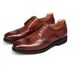 British Perforated Top Layer Cowhide Men's Business Dress Leather Blok Carved Oxford Shoes_vogvips.com