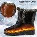 Trend Womens Winter Ankle Low Botas Mujer Waterproof Snow Boots Fur Leather Shoes 241116_vogvips.com