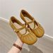 Single Shoe Summer 2025 New Korean Version Soft Soled Flat Bottom Versatile Shallow Mouth Work Shoes, Magic Women's_vogvips.com