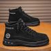 High-top Shoes For Men, Autumn 2025 New Men's Thick-soled Non-slip Martin Boots, Outdoor Wear-resistant Work Boots_vogvips.com