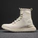Plus Size High Top Trendy Socks, Lace Up Women's Shoes, Soft Sole, Middle-Aged And Elderly Casual Lightweight 344_vogvips.com