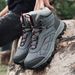 2025 New Men's High Top Hiking Boots Breathable Sneakers Durable Non-slip Mountain Climbing Shoes Outdoor Trekking Hunting Boots_vogvips.com
