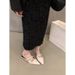 French-style Retro Closed-toe Mules For Women, 2025 New Summer Pointed-toe Slip-on Flat Sandals_vogvips.com