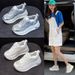 Women's Chunky-soled Dad Shoes For Petite Individuals, 2026 Summer New Model, Breathable, Height-increasing, Light_vogvips.com