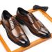 Euro Step Large Size Brogue Gentleman Suit Formal Men Pointed Toe Wenzhou Leather Shoes 2025_vogvips.com