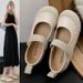 Popular Velcro Women's Shoes Versatile 2025 Spring And Autumn New Casual Soft Sole Lightweight Shallow Mary Jane Flats_vogvips.com