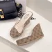 Fashionable Women's High Heel 2026 Summer New Style Printed Design Wedge Platform Transparent Casual Breathable Slippers_vogvips.com