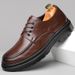 2026 Spring And Autumn New Casual Versatile Men's Thick-Soled Height-Increasing Loafers Business Lace-Up Formal Leather_vogvips.com